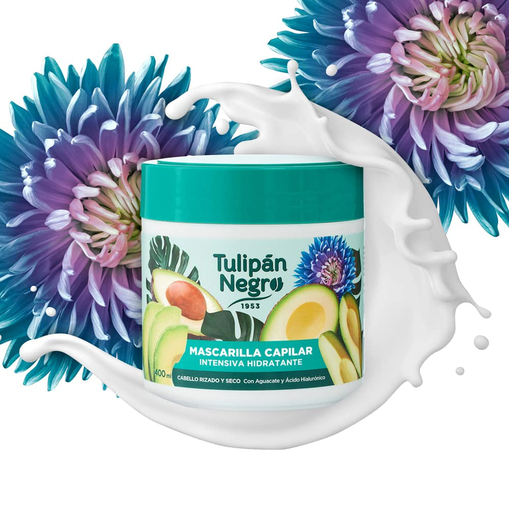 Mască de tulipan negru, intensivă, hidratantă, 400 ml Masca de par Naty Shop Titlu implicit