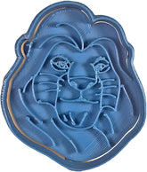 Inspirație pentru tăietoare de biscuiți Mufasa Regele Leu, albastră