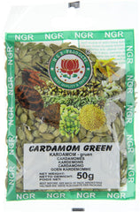 Kardamom, grün, ganz, 50g (1 x 50 g Packung)