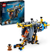 LEGO Technic Tiefseeforscher U-Boot Spielzeug, Bauspielzeug für Kinder, Jungen und Mädchen ab 9 Jahren, kreative Geschenkideen zum Geburtstag, baubares Fahrzeug, mit drehenden Propellern 42201