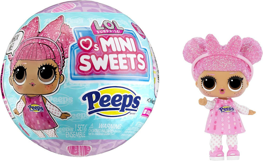 L.O.L. Surprise! Loves Mini Sweets Peeps - Cute Bunny - Limitierte Auflage mit Frühlingsthema - Sammlerpuppe mit 7 Überraschungen - Für Mädchen, Jungen und Sammler ab 4 Jahren