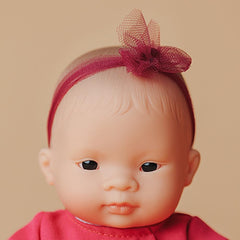 Miniland Puppe, 21cm, asiatisches Mädchen. In Spanien hergestellt. Anatomisch korrekt. My Friend & Me Collection, Asian Girl