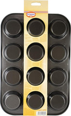 Dr. Oetker Muffinform 12-Er Mini Ø 7 Cm, Cupcake Form Für Saftige Muffins, Muffinblech Mit Antihaftbeschichtung, Menge: 1 Stück Matrite si tavi pentru copt Naty Shop