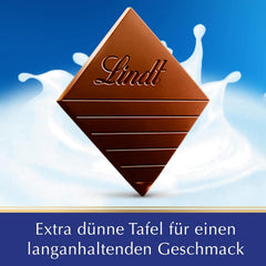 Lindt EXCELLENCE Ciocolată cu lapte extra cremoasă | Baton 100g | Ciocolată cu lapte fină, premium, cu o aromă cremoasă și lăptoasă | Aromă intensă și persistentă | Cadou de ciocolată