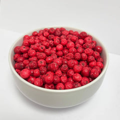 Coacăze roșii liofilizate întregi 100g - Fructe liofilizate - Fructe uscate liofilizate - Coacăze roșii pentru coacere, decorarea prăjiturilor, gustări, muesli, deserturi Produse deshidratate Naty Shop