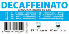 Decaffeinato Coffee Capsules Nespresso Compatible 5.6g x 100 capsules