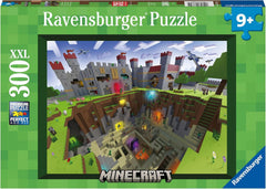 Ravensburger puzzle pentru copii 13334 - Minecraft Cutaway - 300 piese Puzzle XXL Minecraft pentru copii cu vârsta de peste 9 ani Puzzle Naty Shop Singur