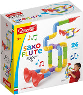 Quercetti Super Saxoflute Musikinstrumente Spielzeug ab 3 Jahre Baby Spielzeug Montessori Konstruktionsspielzeug Geschenk Mädchen Junge Kinderspielzeug Lernspiele