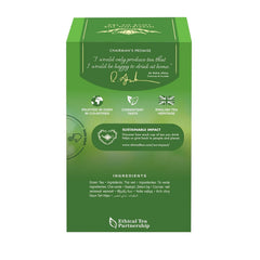 Ahmad Tea - Ceai verde - Pliculețe de ceai ambalate individual, cu aromă sigilată, conținând 2 g de ceai per porție - 20 de pliculețe de ceai cu bandă
