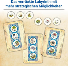Ravensburger 22474 Labirintul Maeștrilor - Versiunea master a labirintului nebun pentru 2-4 jucători cu vârsta de 9 ani și peste