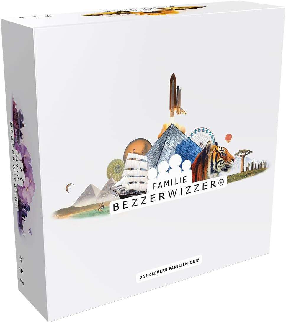 Bezzerwizzer Studio, BEZZERWIZZER Family, Joc de petrecere, Joc cu întrebări, 2+ jucători, Vârste 10+, 45 de minute, Germană