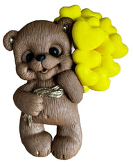 Decoratiune comestibila din zahar, Ursulet Decoratiuni din Pasta de Zahar Nati Shop