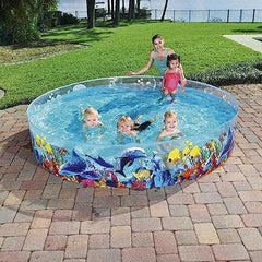 Bestway 55031 - Piscină fixă Fill 'N Fun 244x46cm pește clovn,
