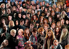 Ravensburger Puzzle 1000 piese Harry Potter 12000457 - Peste 70 de personaje din lumea vrăjitoare de la Hogwarts într-un singur puzzle pentru adulți și copii de la 14 ani încoace Puzzle Naty Shop Tema Harry Potter