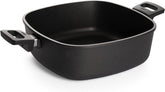 Woll Nowo Titanium Guss-Kasserolle Viereckig - Induktiv -, 28 X 28 Cm, 10 Cm Hoch, 6.0 Liter, Mit 2 Seitengriffen - Geeignet Für Alle Herdarten, Aluminium, Backofenfest, Schwarz Matrite si tavi pentru copt Naty Shop