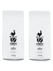 Probierset Espressobohnen 500g Colombia Sun und 500g World of Arabica Ganze Bohnen Geschenk-Set, mittelkräftig geröstet, 1kg