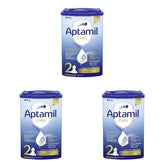 Aptamil Care 2 – Lapte de continuare după 6 luni, cu Omega 3 și 6, DHA și ARA, fără ulei de palmier, hrană pentru bebeluși, lapte praf, 1 x 800 g (pachet de 3)