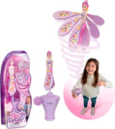 Lansay - Sky Dancers - Schöne Luna Puppe - Magische Fliegende Feenpuppe für Kinder ab 6 Jahren - Fee-Puppe, die mit ihrem Schnur-Launcher in die Luft fliegt - Funktioniert ohne Batterien