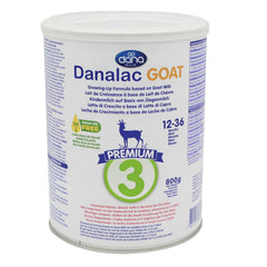 Danalac (Pachet de 1) Formulă avansată de lapte de capră pentru creștere 800g Lapte praf pentru bebeluși Etapa 3 pentru copii mici și bebeluși cu vârsta cuprinsă între 1 și 3 ani