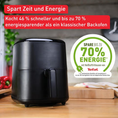 Tefal Easy Fry Max EY2458, 5 litri, Hot Air Fryer, 10 programe automate de gătit, ecran tactil digital Electrocasnice Naty Shop