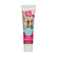 Colorant alimentar Funcakes Gel Albastru Baby: Colorant alimentar foarte concentrat pentru aluat, cremă, fondant și marțipan. Dozare ușoară. Picătură individuală pentru a crea culori vibrante. Halal. 30 g.