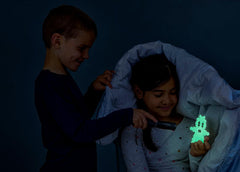 Plus-Plus 9603919 Geniales Konstruktionsspielzeug, Basic XXL Mega-Set, Glow in The Dark, Kreativ-Bausteine, 2000 Teile, Ab 5 Jahren