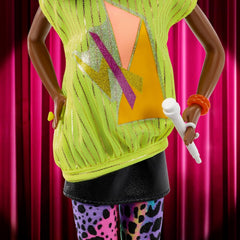 Barbie Signature-Puppe, The Rockers Sammelfigur Repro-Deedee-Puppe, 40. Jubiläum der Produktlinie von 1986, Puppenständer und ausstellbare Verpackung, JJY11
