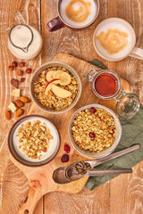 Dr. Oetker Vitalis Muesli prăjit cu merișoare și semințe de dovleac: Muesli prăjit cu merișoare uscate, pachet de 8 (8 x 501g)
