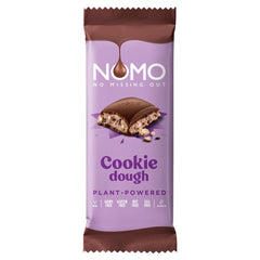 NOMO XL Aluat de biscuiți cu ciocolată 127g - fără nuci, fără arahide, fără lactate, fără lactoză, fără ouă, fără gluten - pe bază de plante - vegan