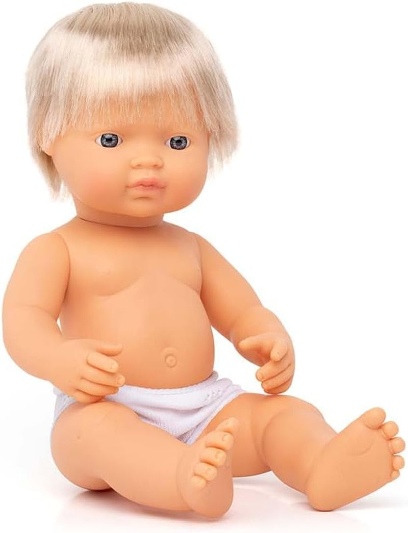 Miniland Babypuppe europäischer Junge 38cm-31051