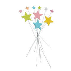 StarBake Decoratiuni Comestibile Stelute Set 10 - Ideale Pentru Deserturi Colorate