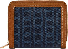 Multifuncțional Fossil Logan pentru femei Portofel Femei Naty Shop Albastru 11.1 Cm L X 2.5 Cm W X 8.9 Cm H