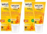 WELEDA Organic Baby Calendula Care Cream Body & Face 30ml - Cremă de față / cremă de piele pentru cosmetice naturale cu ulei de susan și lanolină pentru îngrijirea pielii uscate. Cremă hidratantă de îngrijire pentru bebeluși și copii Copii - Baie si Skincare Naty Shop Titlu implicit