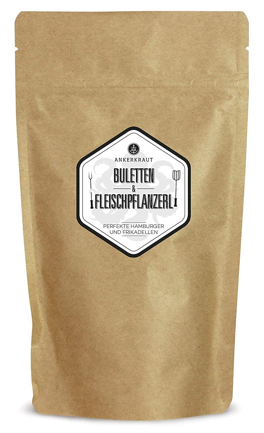 Ankerkraut Buletten & Fleischpflanzerl, Gewürzmischung für Buletten und Frikadellen, 250g im aromadichten Beutel