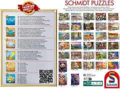 Schmidt Spiele 59789 Puzzle timp cu pisica, puzzle jigsaw 1000 piese Puzzle Naty Shop