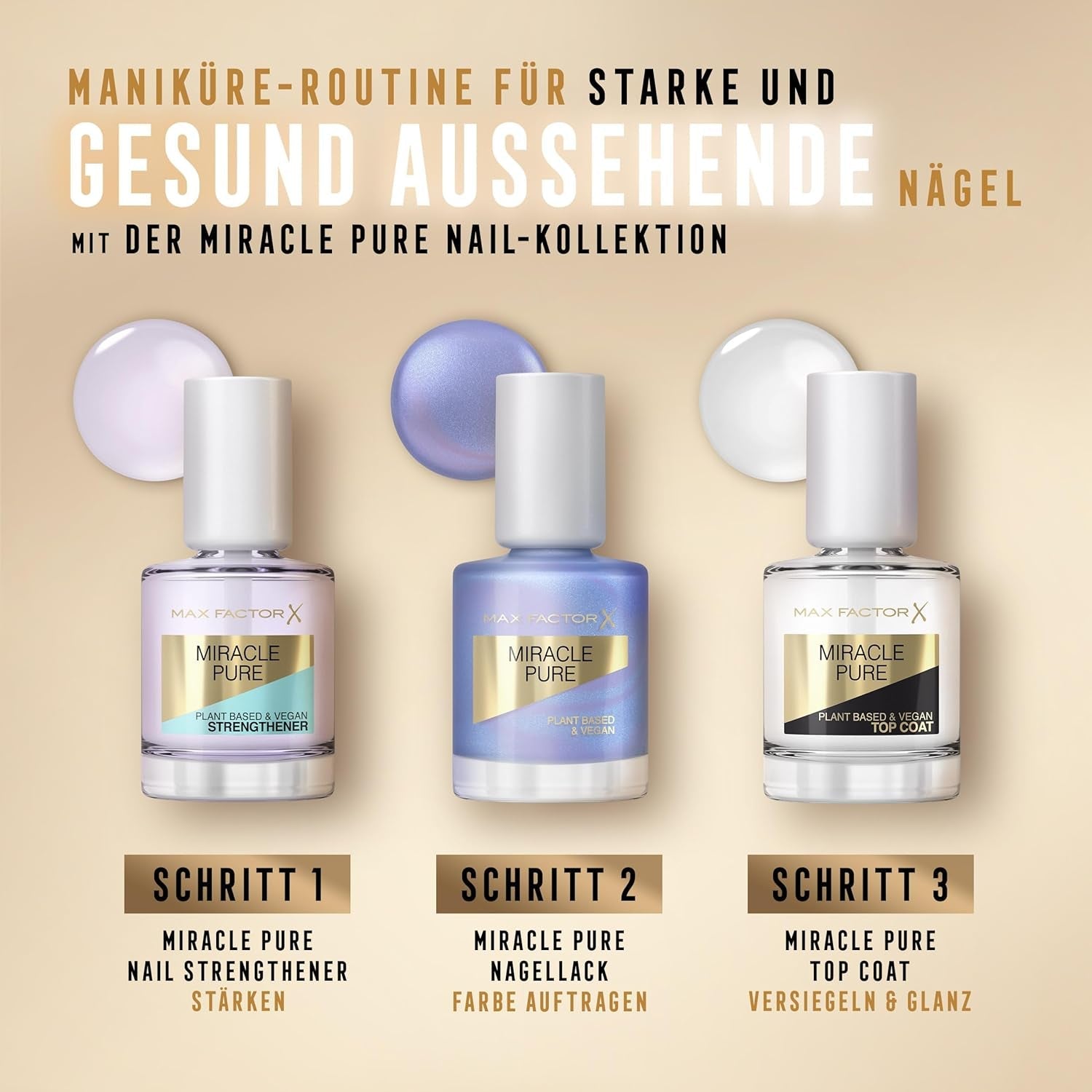Max Factor Miracle Pure Nail, ojă ultra-lucioasă, intens colorată, cu strălucirea cristalelor vindecătoare și a ingredientelor hrănitoare, culoarea 430 Bold Jasper