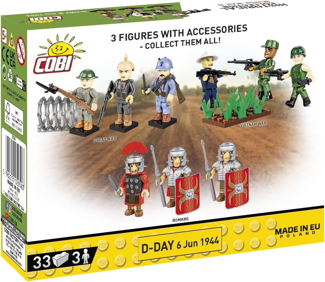 COBI D-Day June 6 1944, 13,0 x 3,7 x 10,5 cm