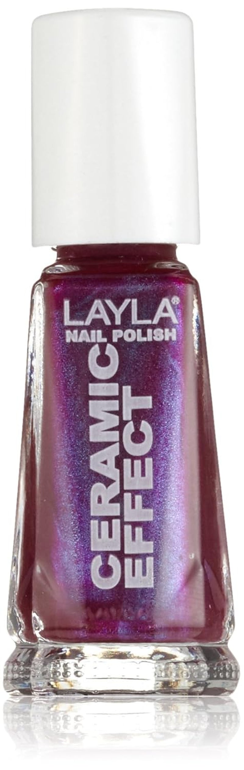 Cosmetics 1243R23-109 Ceramic Effect Nagellack - orange fluo, 1er pack (1 x 0.01 l)
