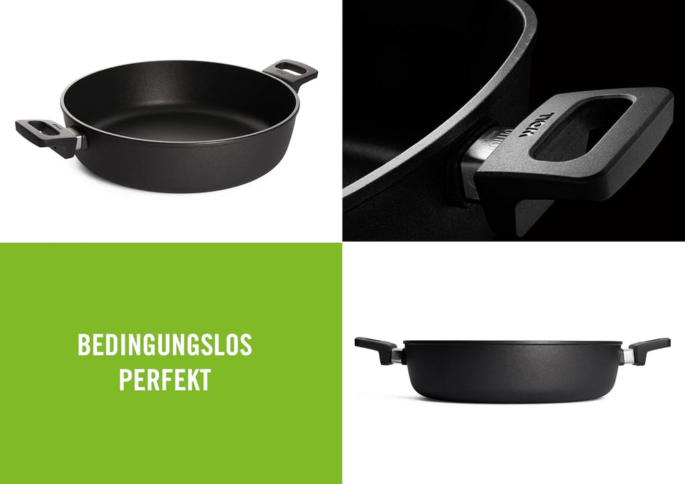 Woll Nowo Titanium Kasserolle - Induktiv -, Ø 32 Cm, 8 Cm Hoch, 5.5 Liter, Mit 2 Seitengriffen - Geeignet Für Alle Herdarten Matrite si tavi pentru copt Naty Shop