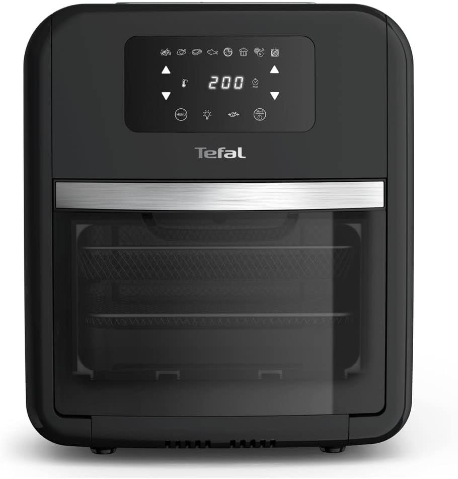 Tefal Easy Fry Oven & Grill 9-In-1 Hot Air Fryer, 11 L Pentru 6 porții, 7 accesorii, 8 programe, rețete online Electrocasnice Naty Shop Default Title