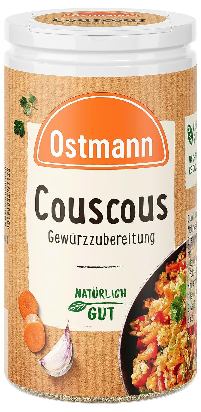 Ostmann Gewürze Couscous Gewürzzubereitung, 50 g (Verpackungsdesign kann abweichen)