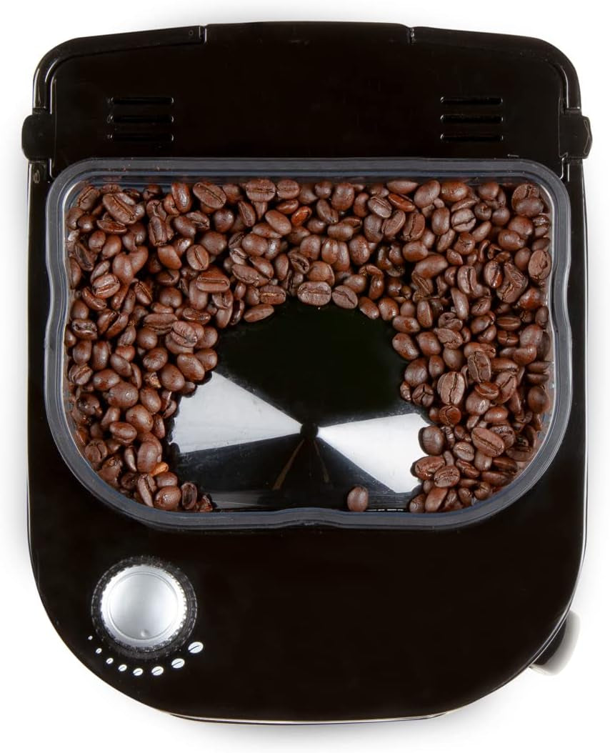 Espressor DOMO DO721K „Grind and Brew” - Funcție Boab-to-Cup - Afișaj LCD - Pentru cafea măcinată sau boabe întregi - 1,5 L