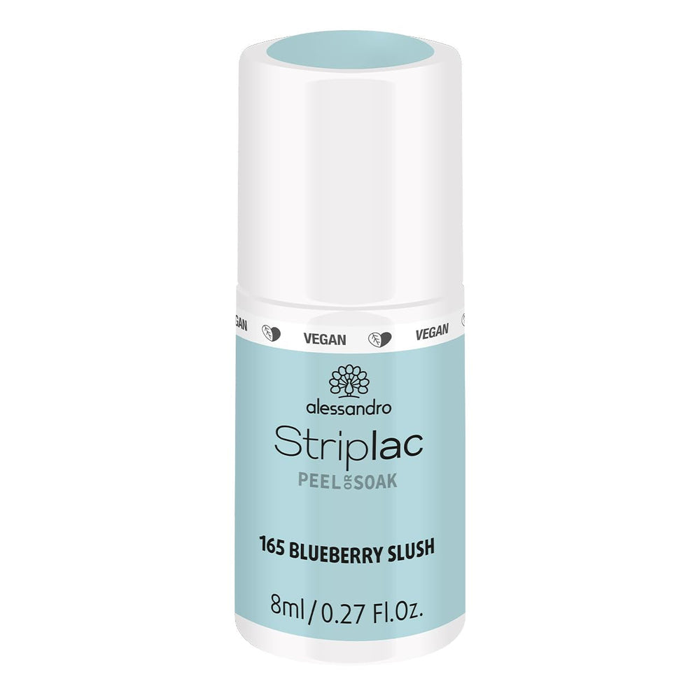 Oja UV alessandro Striplac Lavender Lemonade – Delicată și de lungă durată – Îndepărtare ușoară datorită tehnologiei de îndepărtare – Vegană și cruelty-free – 8 ml