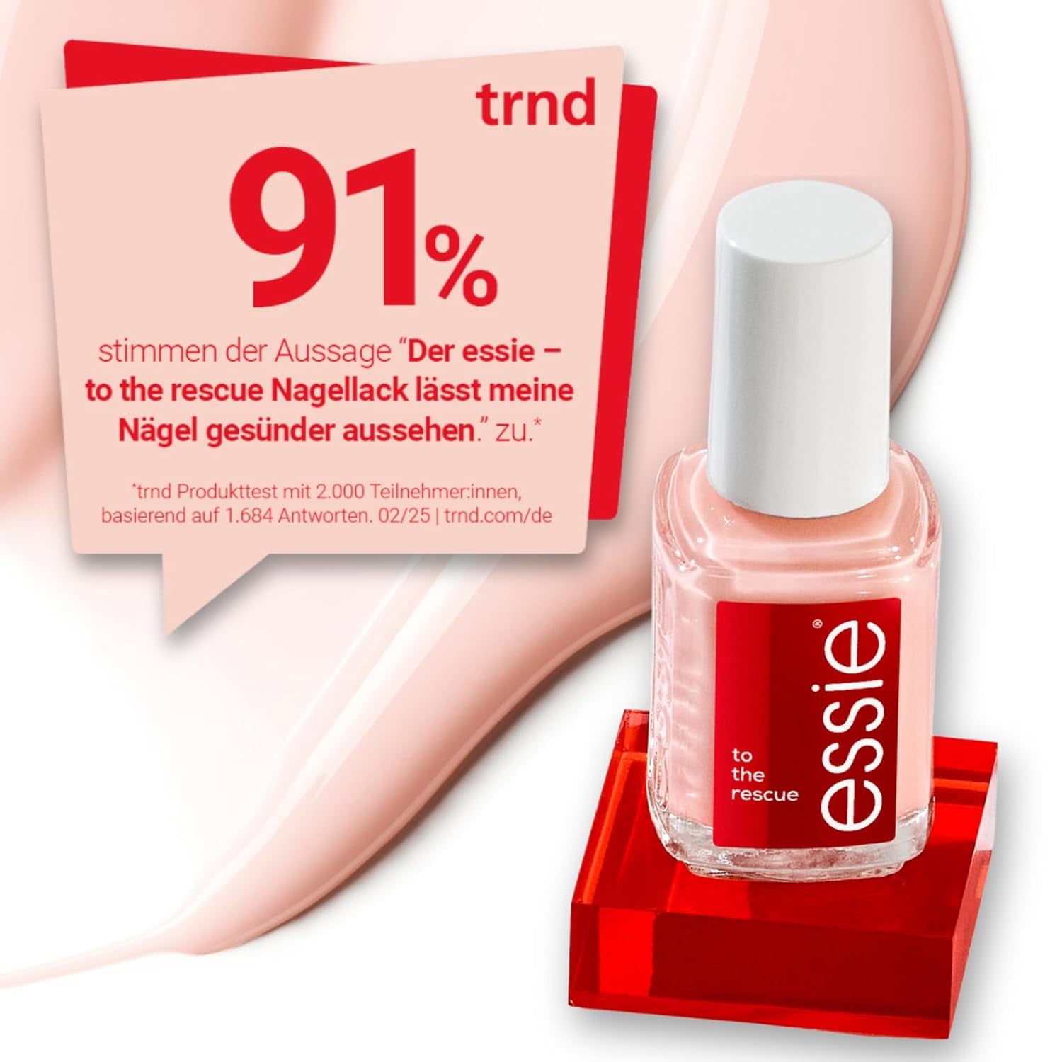 Kit Essie Nail Rescue: Ulei de unghii și cuticule cu aromă de caisă + Oja reparatoare To the Rescue pentru îngrijirea unghiilor