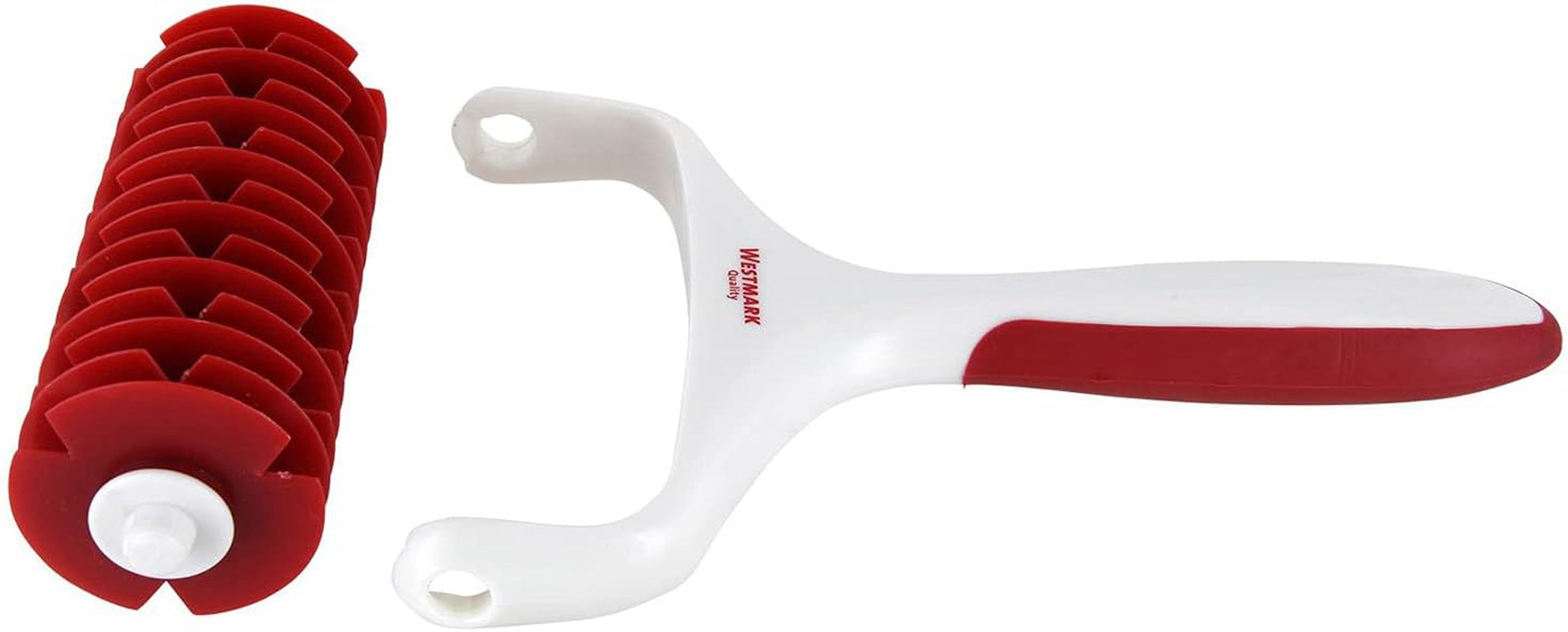Rolă Westmark cu plasă, lungime: 19,5 cm, plastic, alb/roșu, 32182270