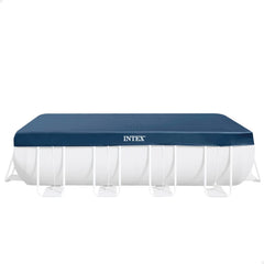 Prelată dreptunghiulară pentru piscină Intex 28037 - Prelată pentru piscină - 389 x 184 cm - Pentru piscine cu cadru dreptunghiular