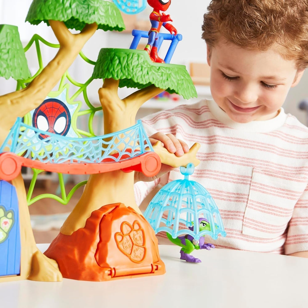 Marvel Spidey And His Super Friends Dino Treehouse Superhero Playset Action figures Naty Shop