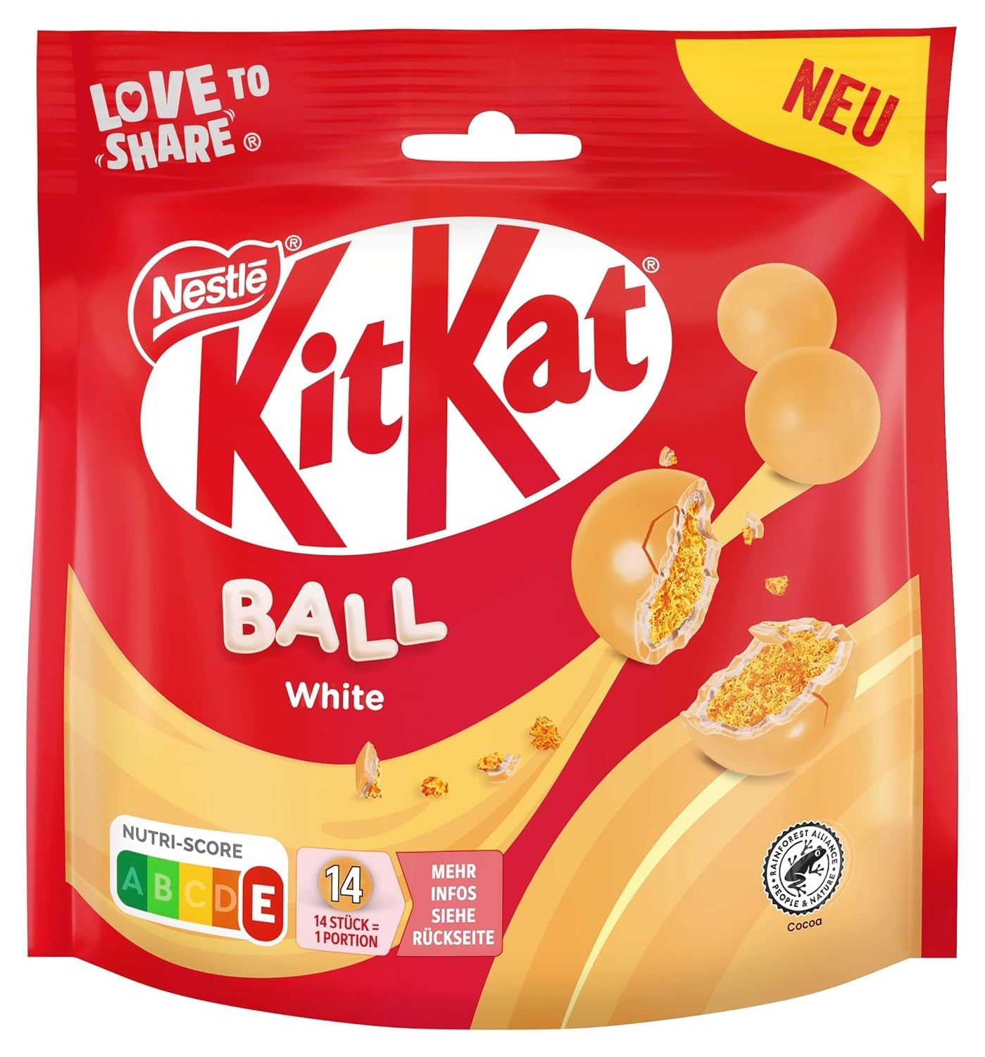 Bile NESTLÉ albe, pachet de 1 (1 x 130g)