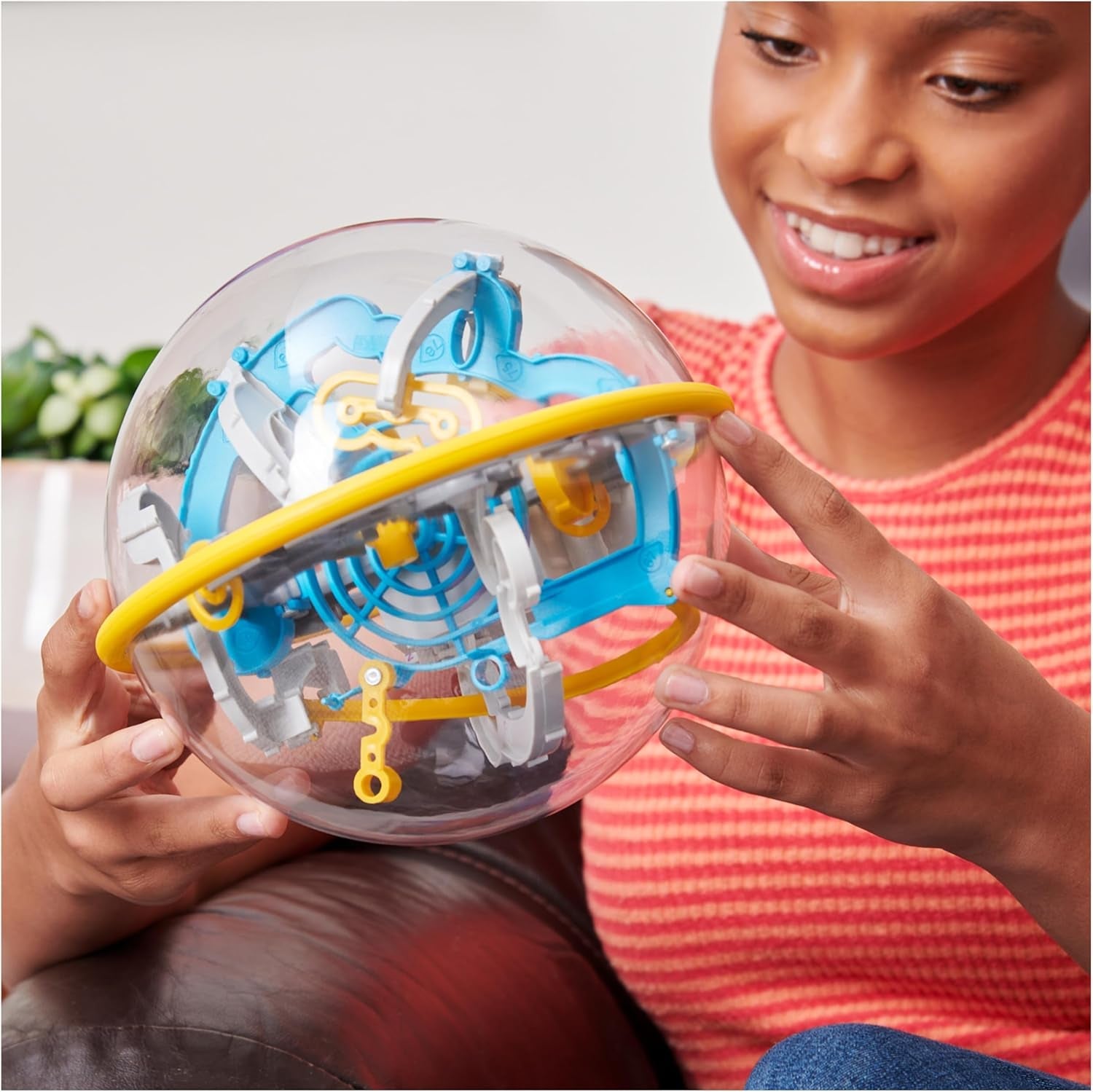 Spin Master Games - Labirint cu bile 3D Perplexus Beast cu 100 de obstacole, joc de răbdare pentru copii de 9 ani și peste și adulți