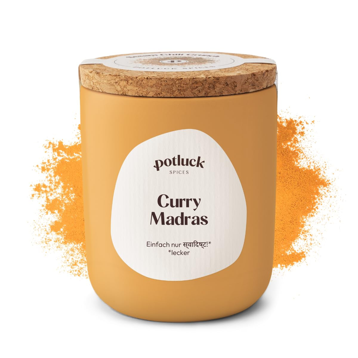 Potluck | Umami Crunch | Würzmischung im Keramiktopf | 75 g | Vegan, glutenfrei und mit natürlichen Inhaltsstoffen